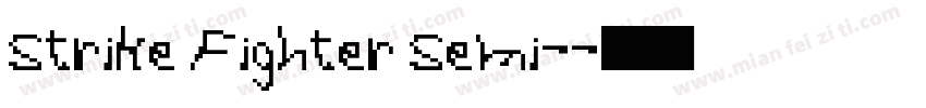 Strike Fighter Semi-字体转换